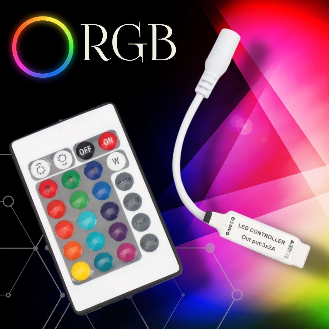Контролер RGB MINI PROLUM інфрачервоний (IR, 24 кнопки 6A)