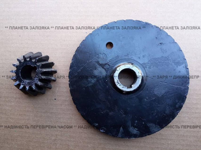 66枚 Коническая пара Ø27mm, Z-15/40 - ступичка наружу для