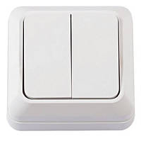 Вимикач 2 кл. зовнішній Techno Systems