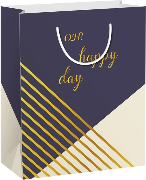 Пакет паперовий Just For You з ручками-мотузками, фото 1