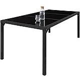 Садові меблі з ротангу 8+1 +чохол чорний/сірий, фото 5