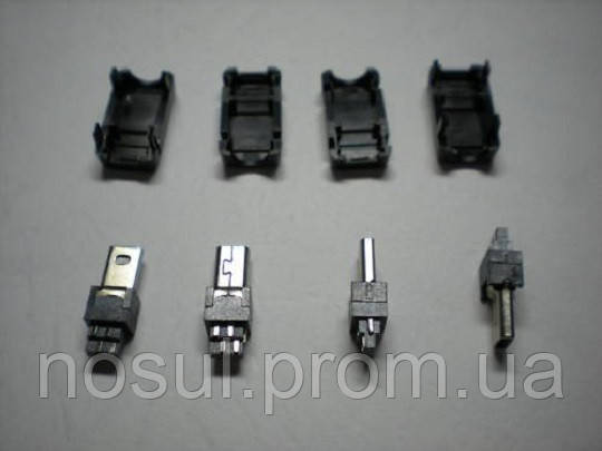 Разъем USB Mini male 8 pin (в корпусе) восьми контактный штекер коннектор MU08M250 - фото 2 - id-p329762686