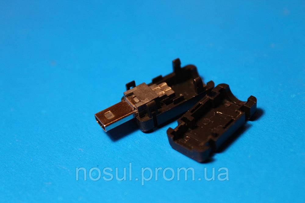 Разъем USB Mini male 8 pin (в корпусе) восьми контактный штекер коннектор MU08M250 - фото 6 - id-p329762686