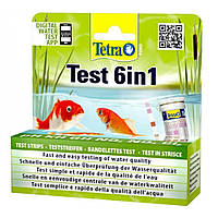 Tetra Pond Test 6 in1 набір смужок - тестів для швидкої та надійної перевірки показників якості води