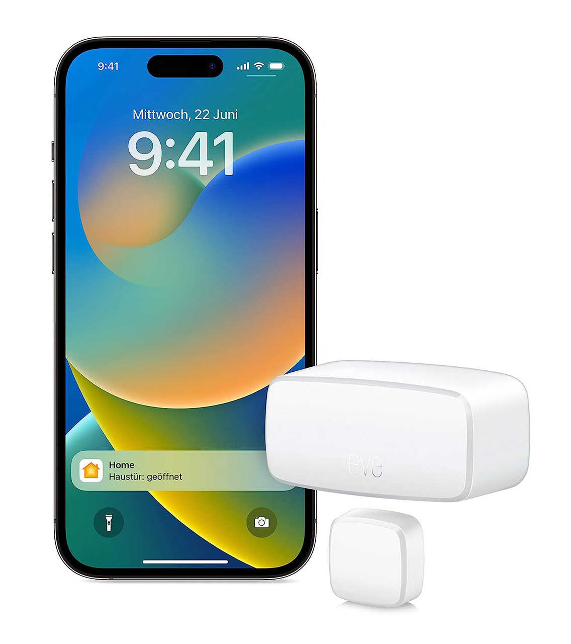 Датчики відкриття дверей і вікон Elgato Eve Door and Window (Matter) Thread, Apple HomeKit, Alexa, Google Home, SmartThings, фото 1