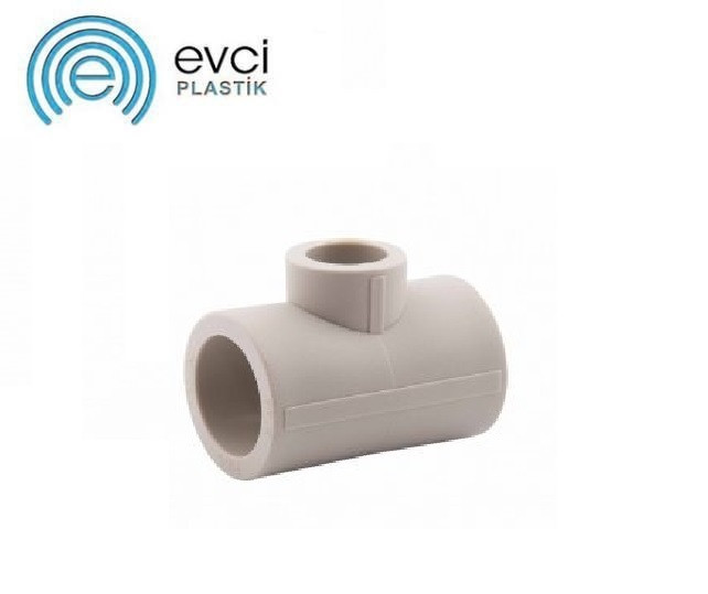 Трійник редукційний PP-R Evci Plastik 32×25×32