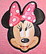 В'язана шапка для дівчинки з принтом "Minnie mouse", V115, фото 6