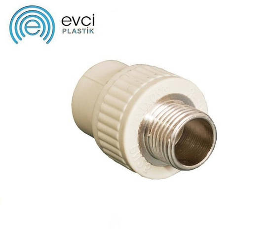Муфта PP-R Evci Plastik з ЗР 20×1/2", фото 1