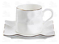 Lefard China Чашка для кофе с блюдцем Антисимметрия 120мл 264-140