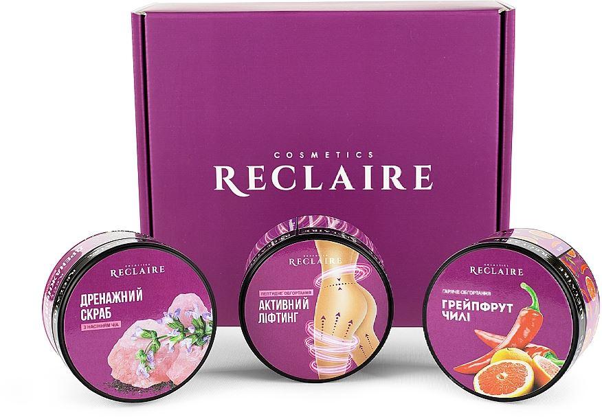 Потрійний комбінований комплекс HOT Reclaire (Обгортання + Скраб + Обгортання)