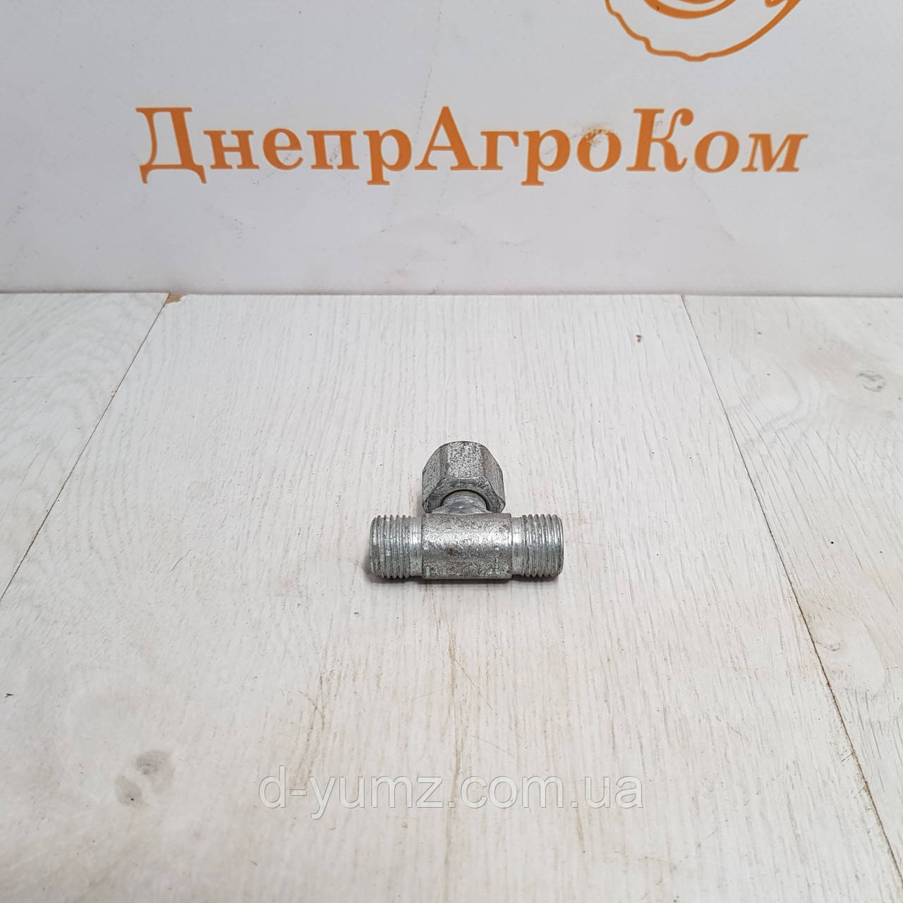 Штуцер тройний з гайкою S19 (M16*1.5-M16*1.5-M16*1.5), фото 1
