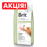 Сухой корм для собак, при сахарном диабете Brit GF Veterinary Diet Dog Diabetes 12 кг (индейка)