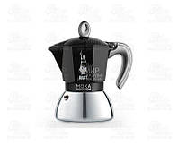 Bialetti Гейзерная кофеварка на 6 чашек Moka Induction Black 280мл 6936