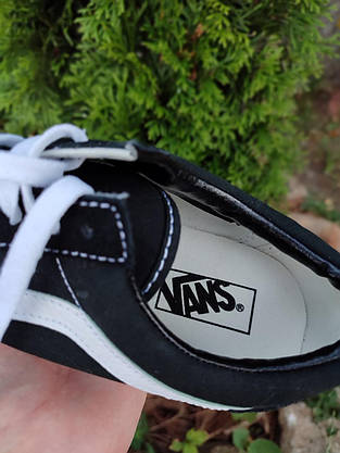 Кеди чоловічі VANS Old Skool чорно-білі текстиль унісекс жіночі демісезон, фото 5