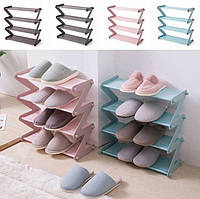 Органайзер-полиця для взуття компактний стійка складана Shoe Rack YH 8802 5 зберігання речей і взуття