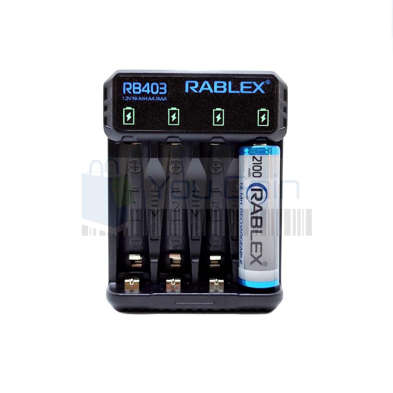 Интеллектуальное зарядное устройство Rablex RB403 (NiMH, NiCd) - фото 1 - id-p673215245