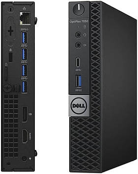 Неттоп Dell Optiplex 7050 MFF (Intel Core i5-6500T/4Gb/SSD120Gb/WI-FI/Win10) s1151 БВ