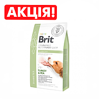 Сухой корм для собак, при сахарном диабете Brit GF Veterinary Diet Dog Diabetes 2 кг (индейка)