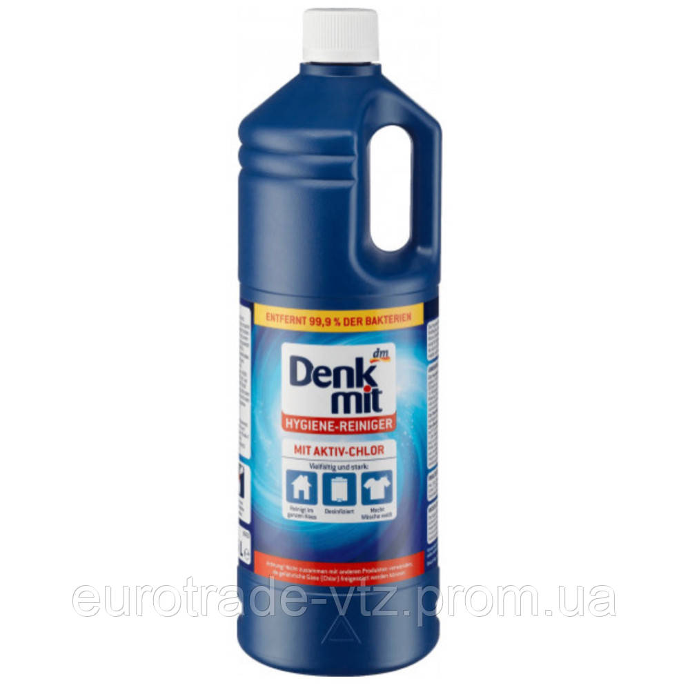 Универсальное гигиеническое моющее средство с хлором Denkmit, 1,5л. (Германия) - фото 1 - id-p1900378516