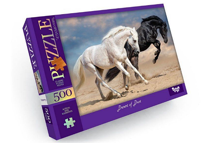 Пазли "Пара коней" 500 ел Dankotoys (C500-13-01,02,03,04...12)