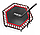 Фітнес батут Neo-Sport 127 см Red-black (1104), фото 3