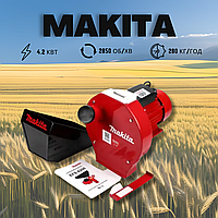 Высококачественная зернодробилка для зерна и початков кукурузы Makita EFS 4200 (4.2 кВт, 280 кг/ч)