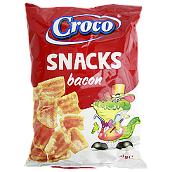 Снеки бекон Кроко Croco bacon 50g 14шт/ящ (Код: 00-00014729)
