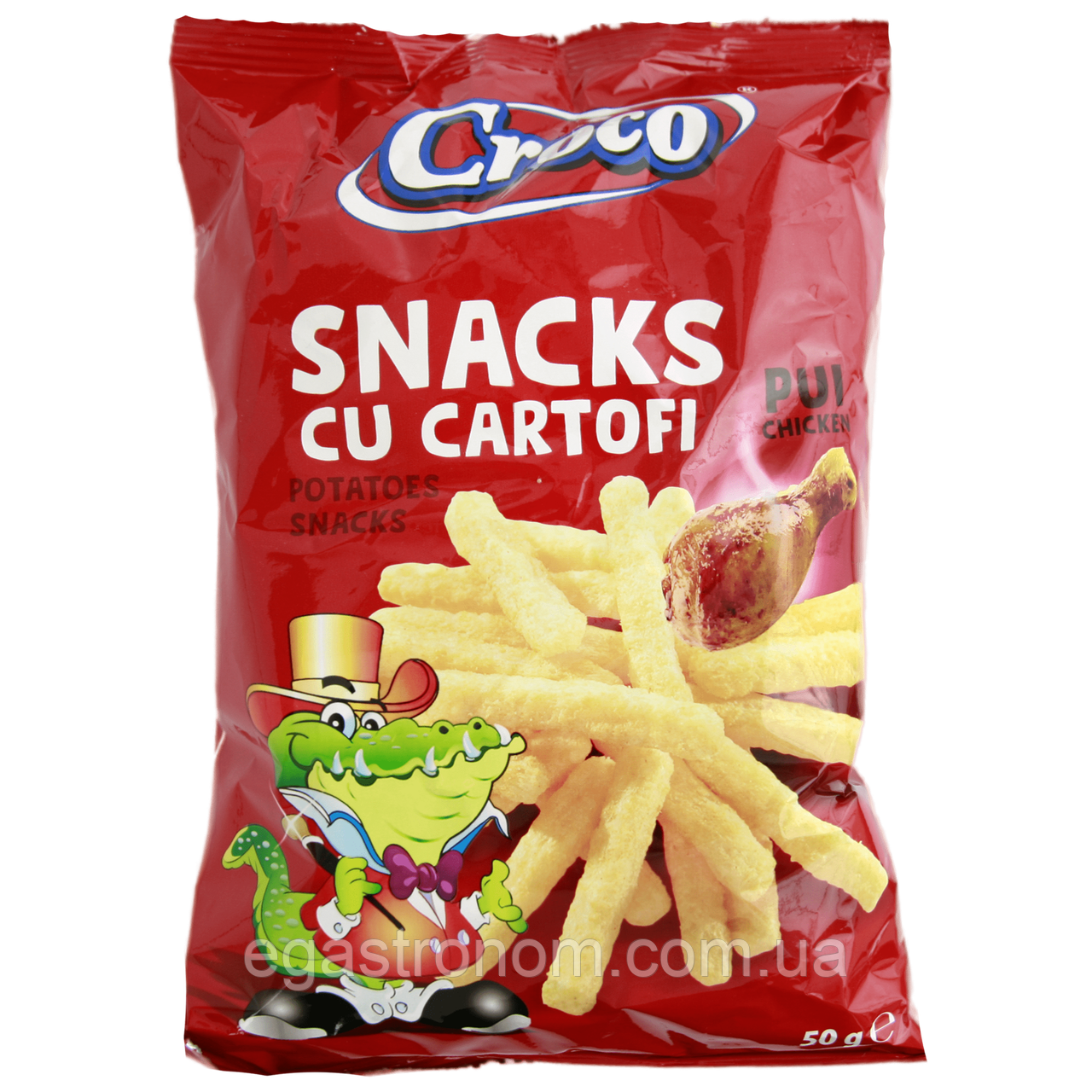 Снеки курка Кроко Croco chicken 50g 14шт/ящ (Код: 00-00014730)