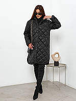 Куртка пальто женская Демисезонная Ткань плащевка Monkler синтепон-200 Размер 48-52, 54-58