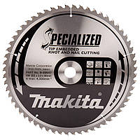 Диск пильный по по древесине с гвоздями SPECIALIZED 355х30 мм 60Т Makita (B-09547)