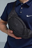 Сумка поясная бананка сумка для документов сумка для путешествий черная Nike накатка с надписью