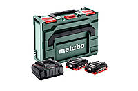 Набор аккумуляторов Metabo 2 x LiHD 4.0Ah, ASC 145 + MetaBOX 145 (685130000)