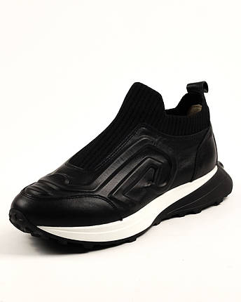 Сліпони Mario Muzi 2023 38 чорні шкіра 36, фото 1