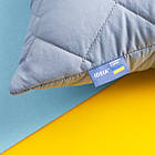 Подушка декоративна, подушка обіймашка "Обійми Україну" жовто-блакитна TM IDEIA 45х65 см, фото 6