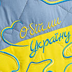 Подушка декоративна, подушка обіймашка "Обійми Україну" жовто-блакитна TM IDEIA 45х65 см, фото 4