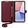 Книжка-Чохол Spigen для Samsung Galaxy S23 Plus - Wallet S Plus, Burgundy (‎ACS05678), фото 4