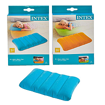 Надувна флокірована подушка (2 кольори) Intex 68676, фото 6