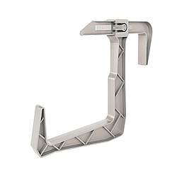 Тримач для балконних ящиків універсальний світло-сірий