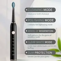 Ультразвукова зубна щітка Smile Sonic Electric Toothbrush 38000 vibro