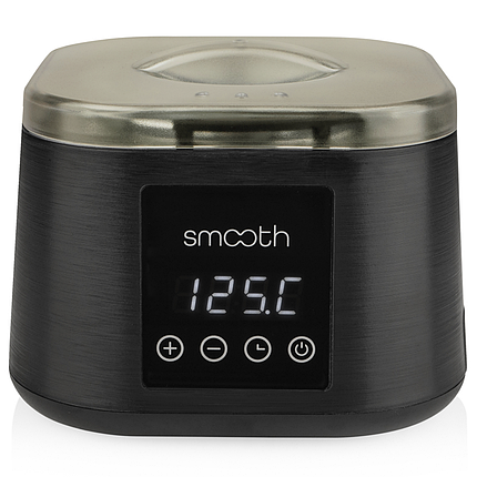 Воскоплав баночний для воску SMOOTH EL-500 на 100 Вт, 500 мл чорний, фото 1