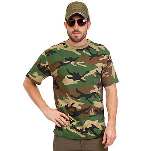 Тактична футболка Zelart TY-0357 L-2XL камуфляж, фото 3