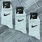 Шкарпетки чоловічі високі весна/осінь р.41-45 білі трекінгова гумка N 30034545, фото 3