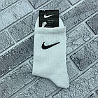 Шкарпетки чоловічі високі весна/осінь р.41-45 білі трекінгова гумка N 30034545, фото 4