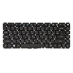 Клавіатура для ноутбука ACER Aspire E5-422, E5-432, без фрейму, Black