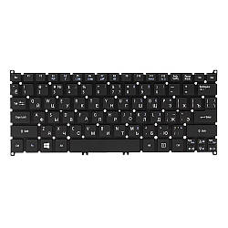 Клавіатура для ноутбука ACER Aspire S3, S5, One 756, TravelMate B1 без фрейма, Black