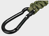 Темляк із паракорду з ремінцем і карабіном Mil-Tec Olive 15931501, фото 5