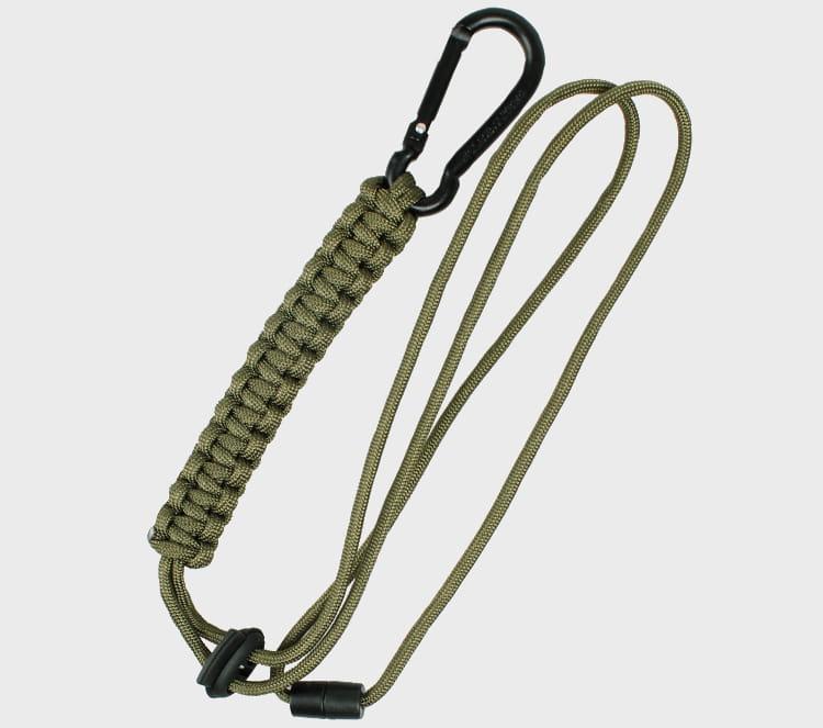Темляк із паракорду з ремінцем і карабіном Mil-Tec Olive 15931501, фото 1