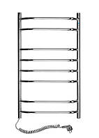 Полотенцесушитель электрический стальной металический 48*80 см Блюз 480х800 мм с левым выходом, электрическая