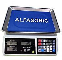 Весы торговые товарные/электронные аккумуляторные Alfasonic на 55 кг