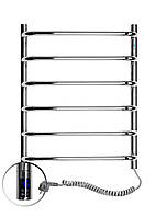 Полотенцесушитель электрический с таймером и сенсором стальной металический 48*60 см Симфония 480х600 мм